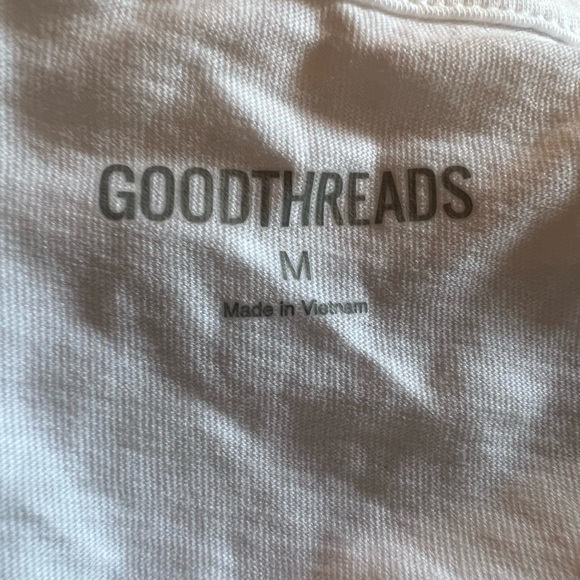 NWT Goodthreads Crewneck Pocket T-Shirt, White, Medium - Picture 3 of 4